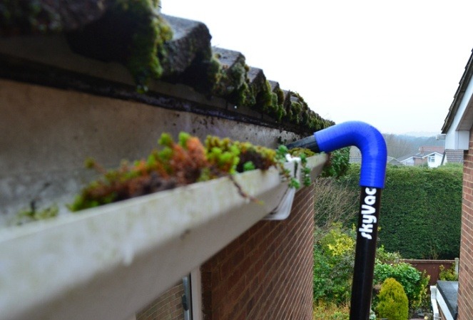 sky vac gutter cleaning